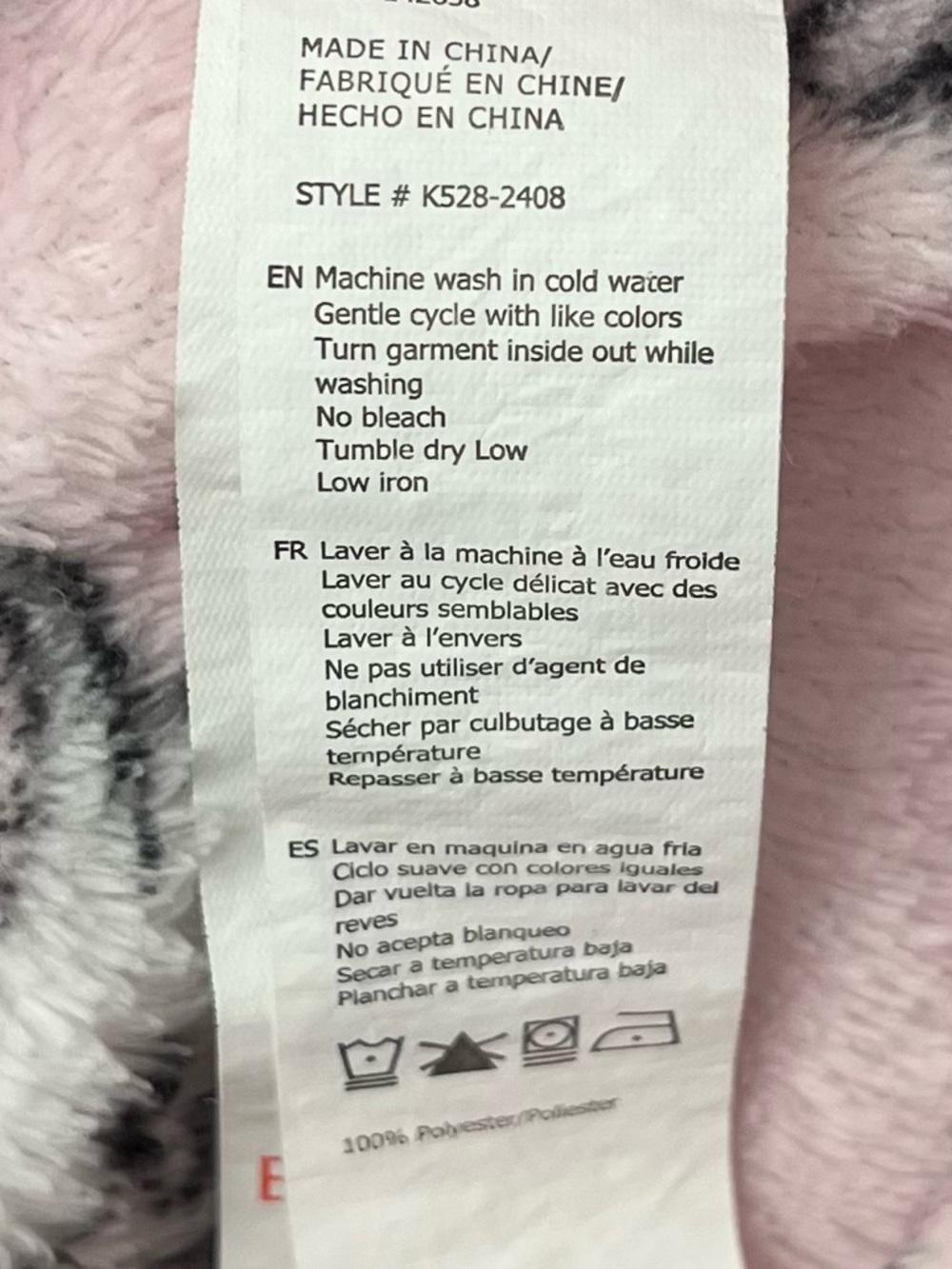 URBAN KIDS Girls Pajama Set Pink Plush Shorts M 10/12 - Picture 7 of 7